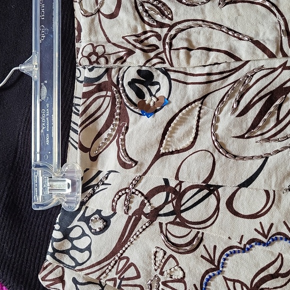 ZARA beads and sequins shorts sz L - Picture 9 of 12